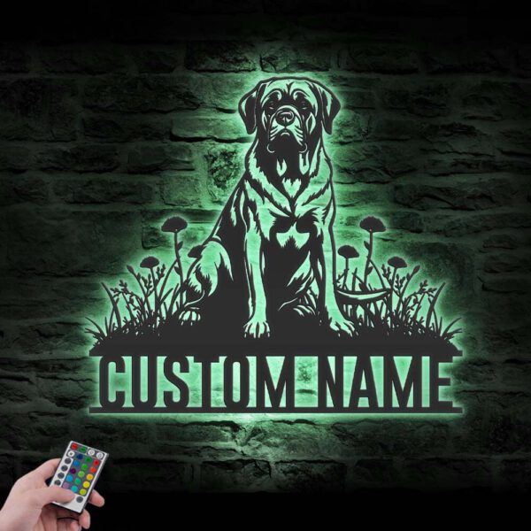 Custom-English-Mastiff-Metal-Wall-Art-LED-Light_5