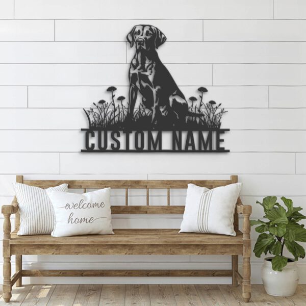 Custom-English-Pointer-Metal-Wall-Art-LED-Light_1