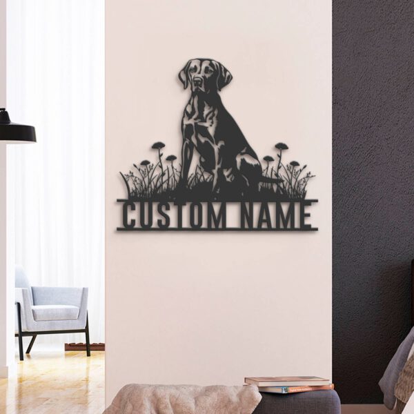 Custom-English-Pointer-Metal-Wall-Art-LED-Light_3