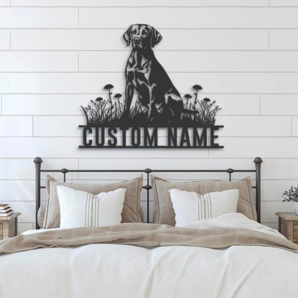 Custom-English-Pointer-Metal-Wall-Art-LED-Light_7