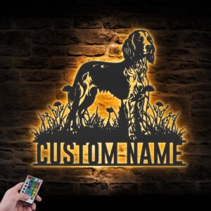 Custom-English-Setter-Metal-Wall-Art-LED-Light_1