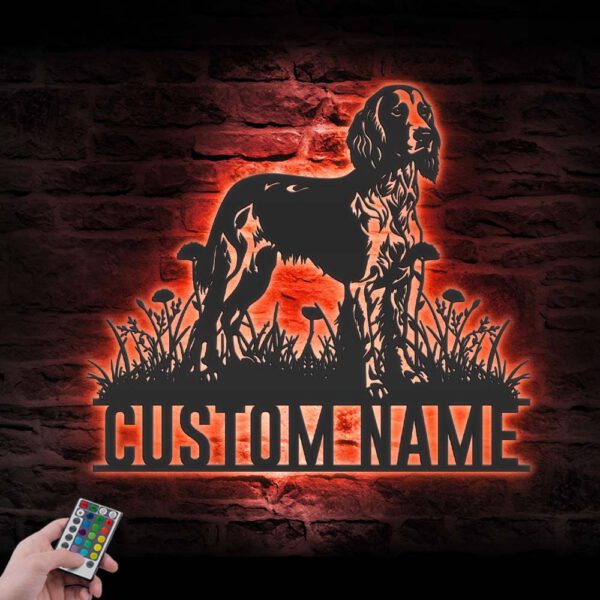 Custom-English-Setter-Metal-Wall-Art-LED-Light_7