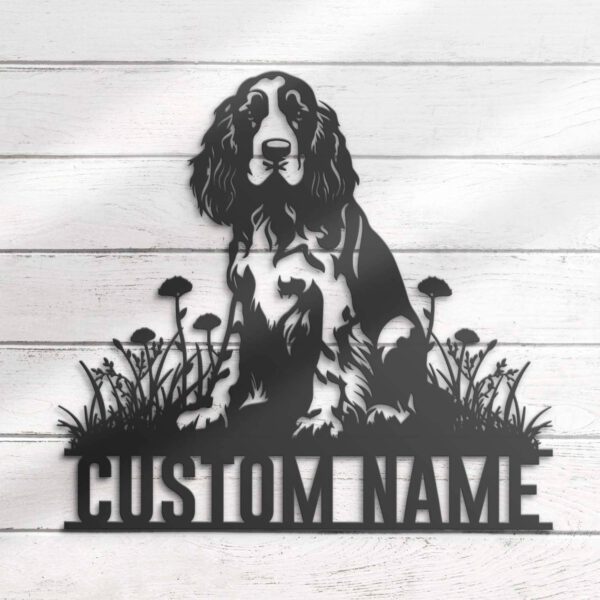 Custom-English-Springer-Spaniel-Metal-Wall-Art-LED-Light_1