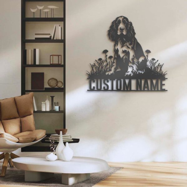 Custom-English-Springer-Spaniel-Metal-Wall-Art-LED-Light_2