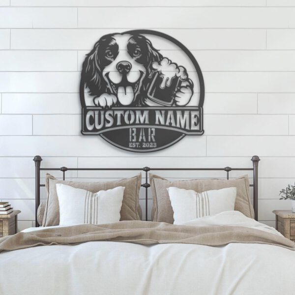 Custom-English-Springer-Spaniel-Thirsty-Beer-Pub-Metal-Wall-Art-LED-Light_6