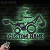 Custom-Excavator-Driver-Metal-Wall-Art-LED-Light-2