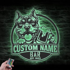 Custom-Extreme-Version-Of-An-American-Bully-Thirsty-Beer-Pub-Metal-Wall-Art-LED-Light_1