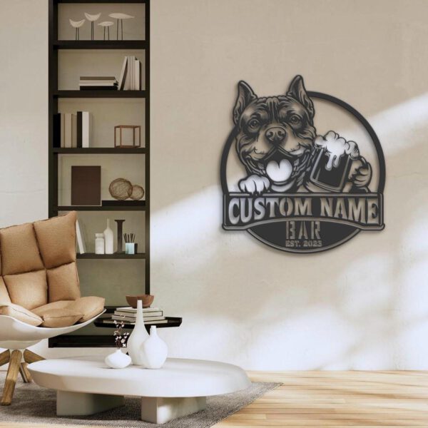 Custom-Extreme-Version-Of-An-American-Bully-Thirsty-Beer-Pub-Metal-Wall-Art-LED-Light_5