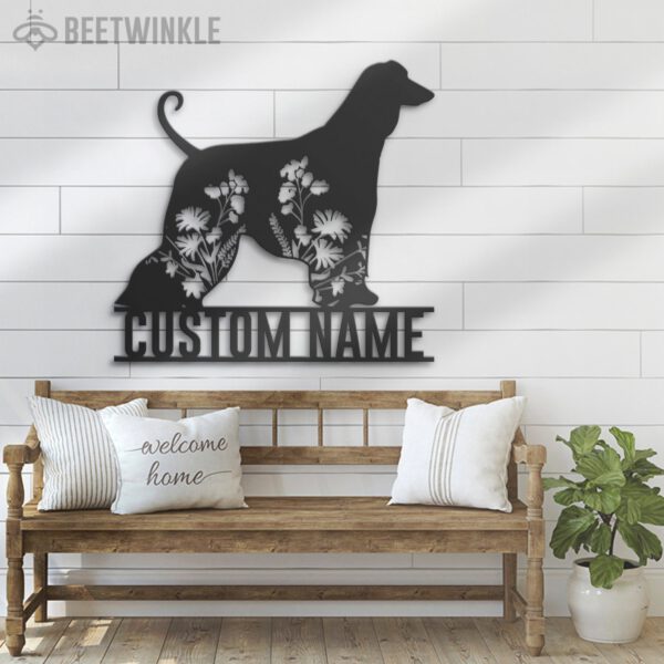 Custom-FLoral-Afghan-Hound-Metal-Wall-Art-LED-Light_8