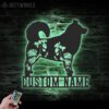 Custom-FLoral-Alaskan-Malamutes-Metal-Wall-Art-LED-Light_3