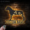 Custom-FLoral-American-Staffordshire-Terrier-Metal-Wall-Art-LED-Light_4