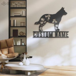 Custom-FLoral-Australian-Cattle-Metal-Wall-Art-LED-Light_2