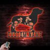 Custom-FLoral-Basset-Fauve-de-Bretagne-Metal-Wall-Art-LED-Light_2