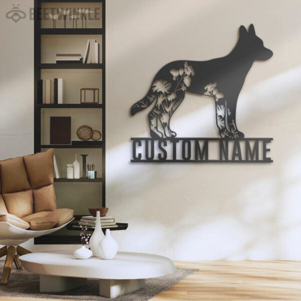 Custom-FLoral-Belgian-Malinois-Metal-Wall-Art-LED-Light_7