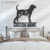 Custom-FLoral-Black-and-Tan-Coonhound-Metal-Wall-Art-LED-Light_6