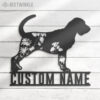 Custom-FLoral-Bloodhounds-Metal-Wall-Art-LED-Light_7