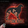 Custom-FLoral-Borzoi-Metal-Wall-Art-LED-Light_8