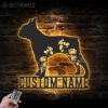 Custom-FLoral-Boston-Terriers-Metal-Wall-Art-LED-Light_6