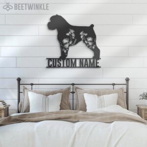 Custom-FLoral-Brussels-Griffon-Metal-Wall-Art-LED-Light_2