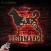 Custom-FLoral-Canaan-Dog-Metal-Wall-Art-LED-Light_3