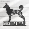 Custom-FLoral-Canaan-Dog-Metal-Wall-Art-LED-Light_6