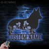 Custom-FLoral-Cardigan-Welsh-Corgi-Metal-Wall-Art-LED-Light_1