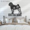 Custom-FLoral-Chinese-Shar-Pei-Metal-Wall-Art-LED-Light_3