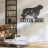 Custom-FLoral-Clumber-Spaniel-Metal-Wall-Art-LED-Light_4