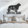 Custom-FLoral-Clumber-Spaniel-Metal-Wall-Art-LED-Light_5