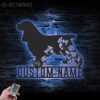 Custom-FLoral-Cocker-Spaniel-Metal-Wall-Art-LED-Light_2