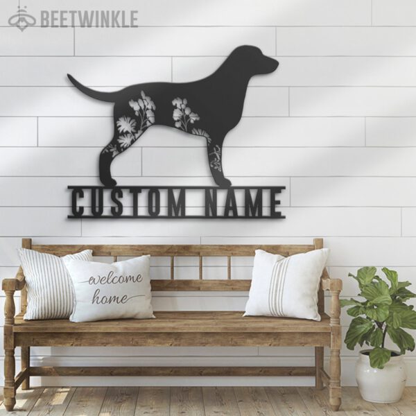 Custom-FLoral-Curly-Coated-Retriever-Metal-Wall-Art-LED-Light_8