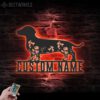 Custom-FLoral-Dachshunds-Metal-Wall-Art-LED-Light_2