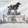 Custom-FLoral-English-Cocker-Spaniel-Metal-Wall-Art-LED-Light_4