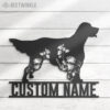 Custom-FLoral-English-Setter-Metal-Wall-Art-LED-Light_6