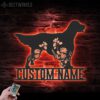 Custom-FLoral-English-Setter-Metal-Wall-Art-LED-Light_7