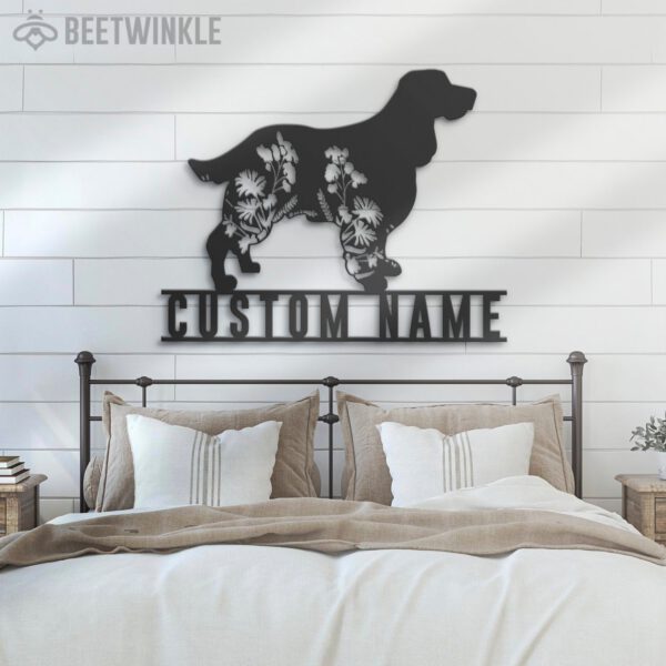 Custom-FLoral-Field-Spaniel-Metal-Wall-Art-LED-Light_6