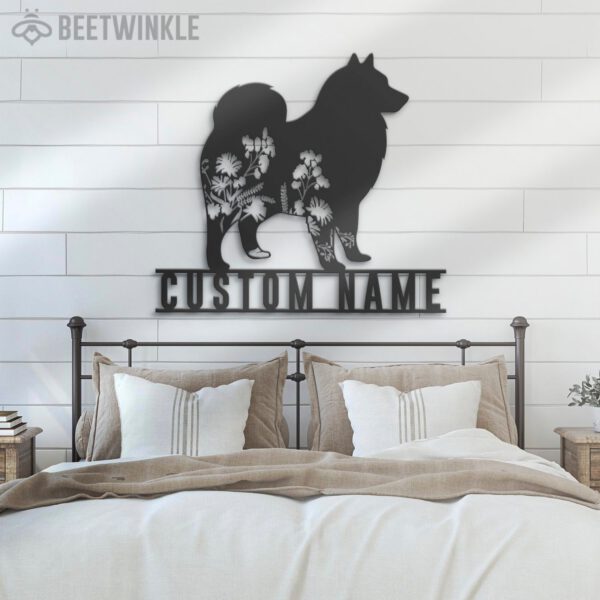 Custom-FLoral-Finnish-Lapphund-Metal-Wall-Art-LED-Light_4