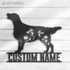 Custom-FLoral-Flat-coated-Retriever-Metal-Wall-Art-LED-Light_5