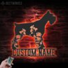 Custom-FLoral-Giant-Schnauzer-Metal-Wall-Art-LED-Light_5