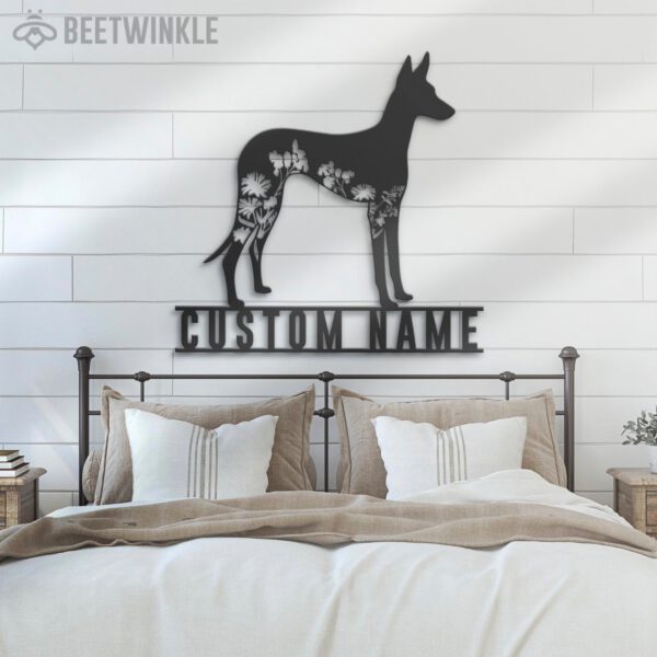 Custom-FLoral-Ibizan-Hound-Metal-Wall-Art-LED-Light_6