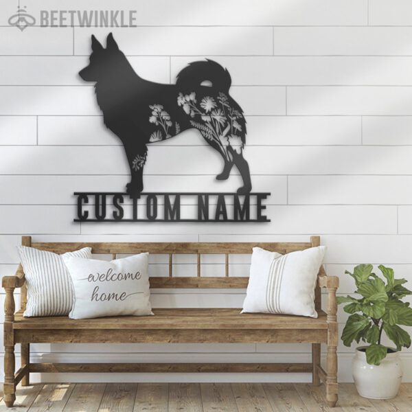 Custom-FLoral-Icelandic-Sheepdog-Metal-Wall-Art-LED-Light_3