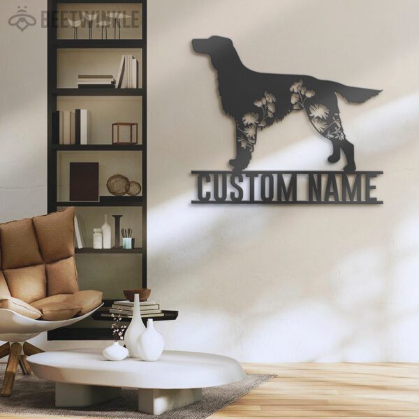 Custom-FLoral-Irish-Setter-Metal-Wall-Art-LED-Light_3