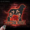 Custom-FLoral-Irish-Water-Spaniel-Metal-Wall-Art-LED-Light_1