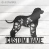 Custom-FLoral-Irish-Water-Spaniel-Metal-Wall-Art-LED-Light_4