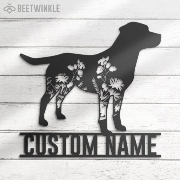 Custom-FLoral-Labrador-Retriever-Metal-Wall-Art-LED-Light_7