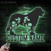 Custom-FLoral-Leonberger-Metal-Wall-Art-LED-Light_1