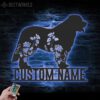 Custom-FLoral-Leonberger-Metal-Wall-Art-LED-Light_2