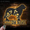 Custom-FLoral-Leonberger-Metal-Wall-Art-LED-Light_5