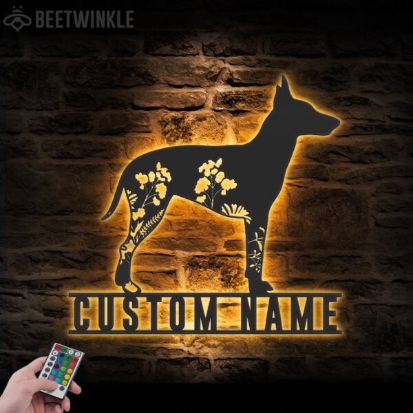 Custom-FLoral-Manchester-Terrier-Metal-Wall-Art-LED-Light_2