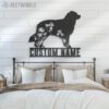 Custom-FLoral-Miniature-American-Shepherd-Metal-Wall-Art-LED-Light_3